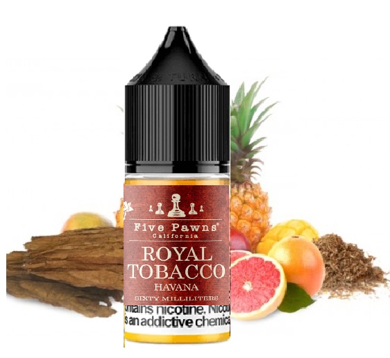  سالت فایو پانز طعم تنباکو هاوانا  | Five Pawns royal tobacco havana SALT 