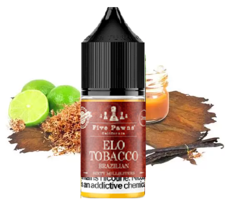 سالت فایو پانز طعم تنباکو برزیلی  | Five Pawns elo tobacco brazilian SALT 