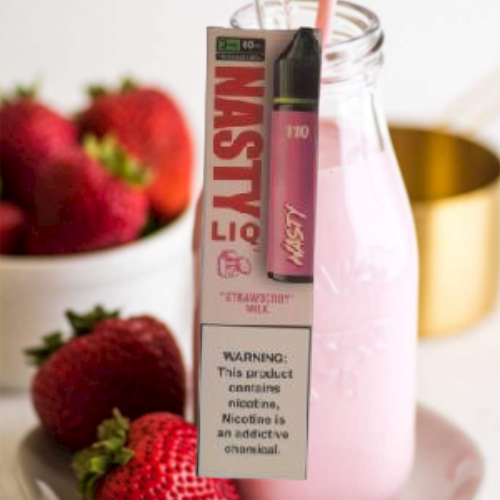 ایجوس نستی شیر توتفرنگی  | NASTY LIQ STRAWBERRY MILK JUICE 